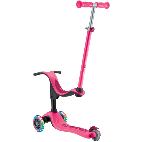 Globber Go Up Sporty Lights V2 Fuchsia/ Dark Pink