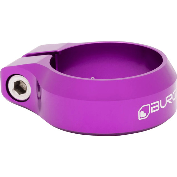 Burgtec Seat Clamp 34.9mm Diameter Purple Rain