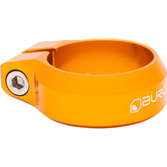 Burgtec Iron Bro Orange Seat Clamp 38.6mm