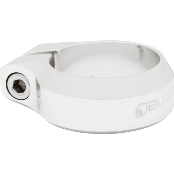 Burgtec Rhodium Silver Seat Clamp 39.7mm