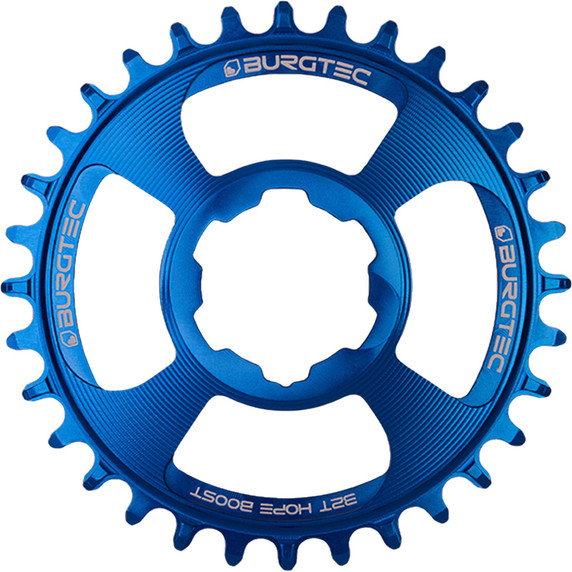 Burgtec Thick-Thin Boost DM Hope 32T Chain Ring Deep Blue