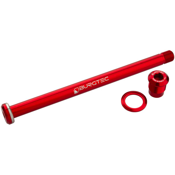 Burgtec Yeti Rear Axle Race Red M12x1.0 174mm