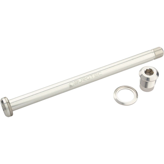 Burgtec Yeti Rear Axle Rhodium Silver M12x1.0 174mm