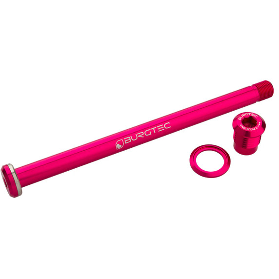Burgtec Yeti Rear Axle Toxic Barbie Pink M12x1.0 174mm