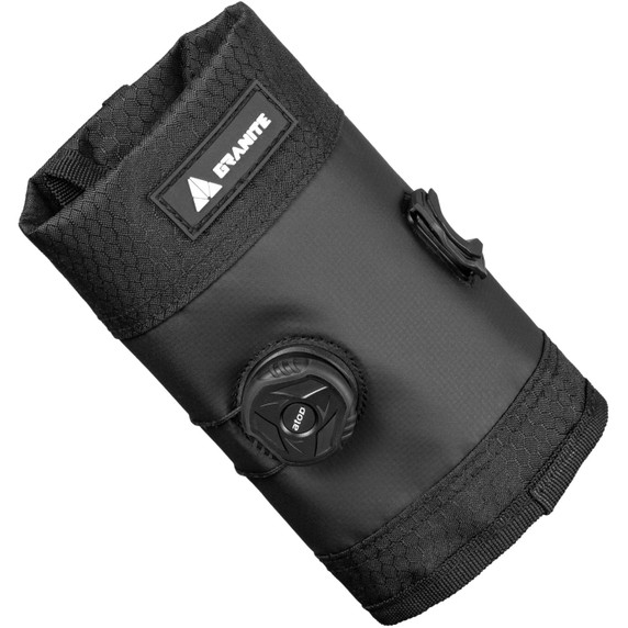 Granite Design Quiver Roll-Up Saddle Bag W/ Ratchet Dial Fastening System Black
