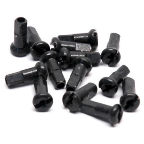 Pillar Brass 13g 14mm Black Nipples 100