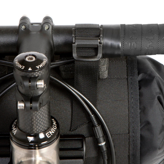 Restrap Restrap Bikepacking Barbag 14 Litres + Dry Bag Black/Orange