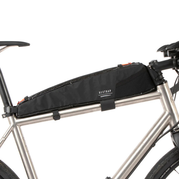 Restrap Race Top Tube Bag Long 2litres Black
