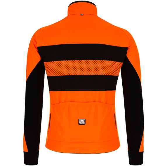 Santini Colore Bengal Winter Jacket Fluro Orange