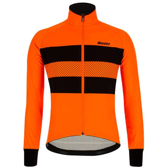 Santini Colore Bengal Winter Jacket Fluro Orange