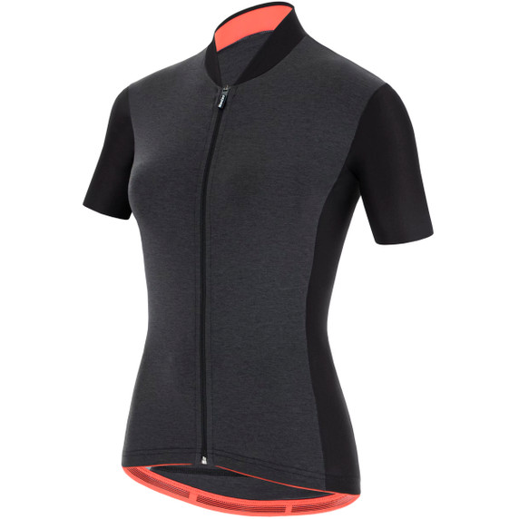 Santini Colore Jersey Womens Black Nero