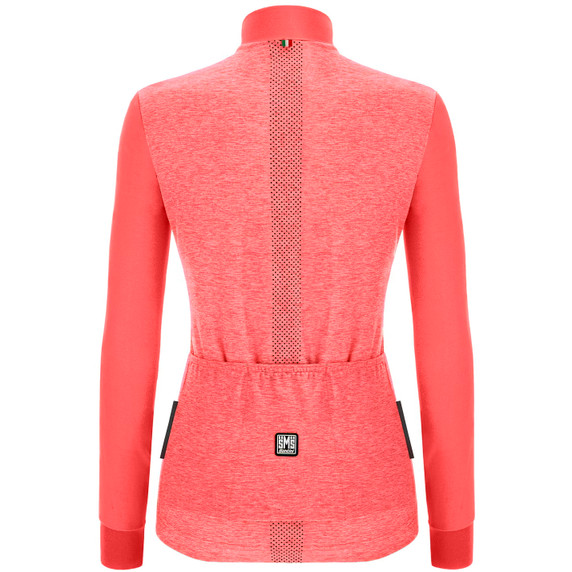 Santini Colore Puro LS Jersey Womens Granatina Pink