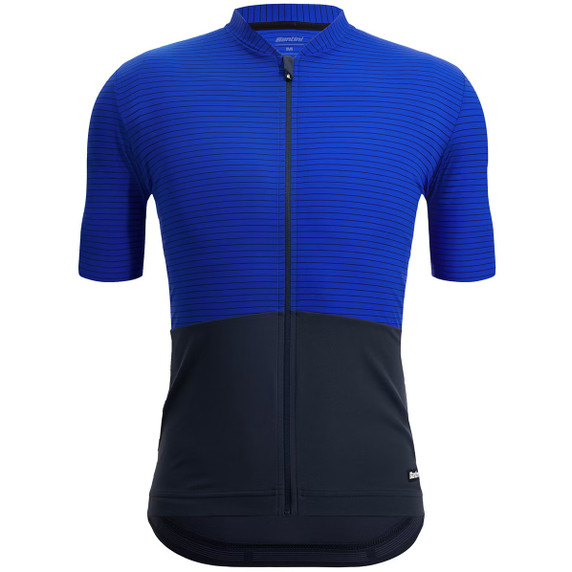 Santini Colore Riga Jersey Nautica Blue