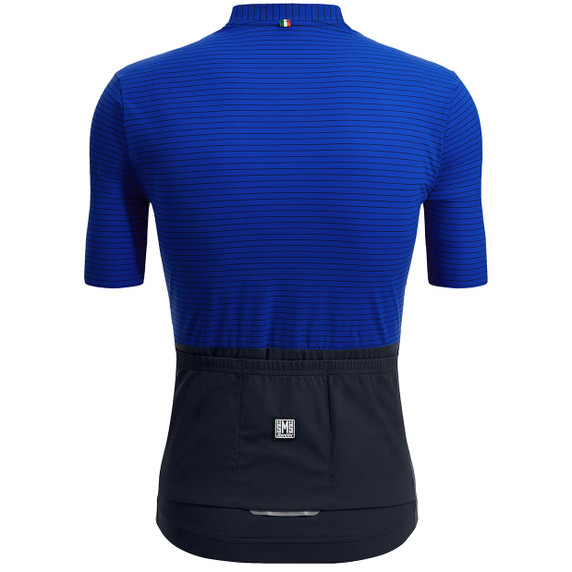 Santini Colore Riga Jersey Nautica Blue