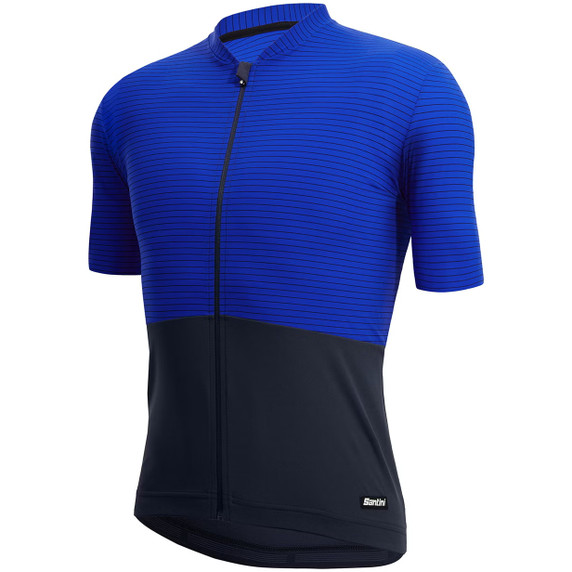 Santini Colore Riga Jersey Nautica Blue