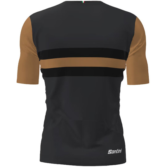 Santini Cupio Short Sleeve Tri Top Black Gold