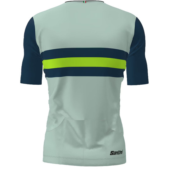 Santini Cupio Short Sleeve Tri Top Fluro Green