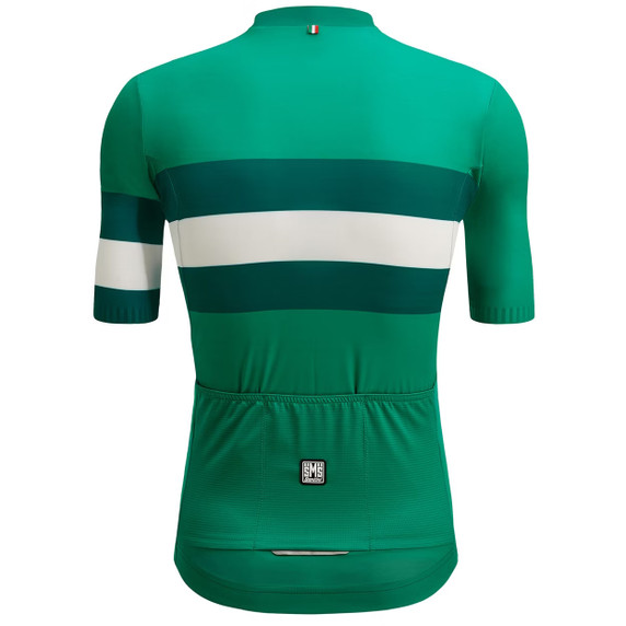 Santini Eco Sleek Bengal Jersey Green