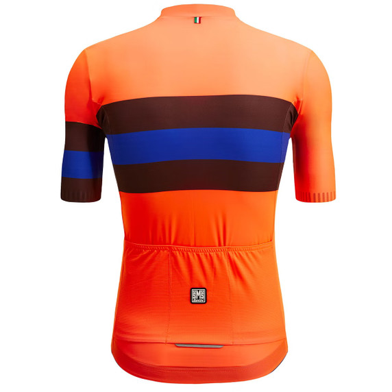 Santini Eco Sleek Bengal Jersey Orange