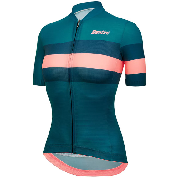 Santini Eco Sleek Bengal Jersey Womens Teal