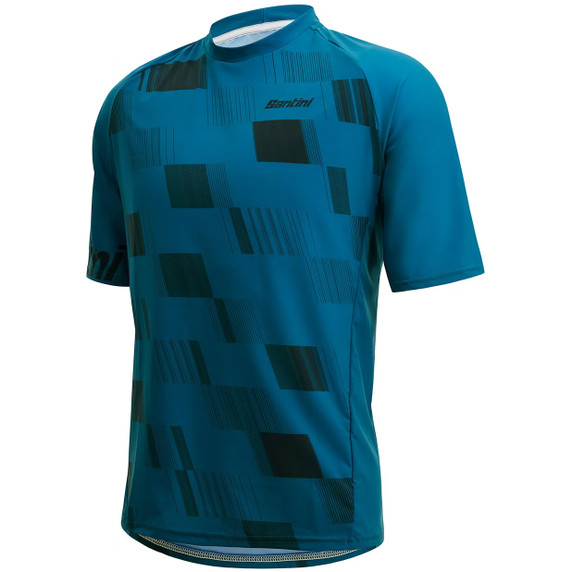 Santini Fibra MTB Jersey Turquoise