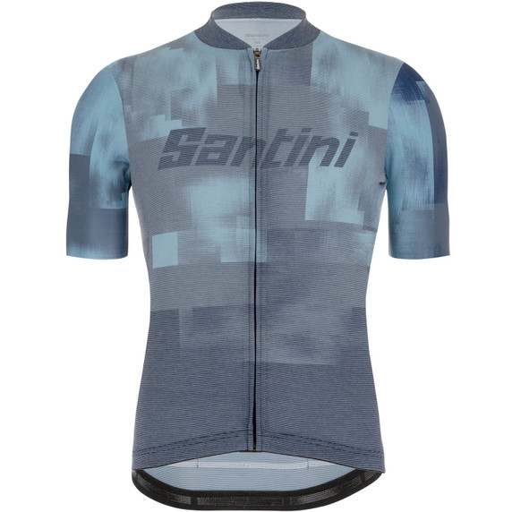 Santini Forza Indoor Jersey Black Grey