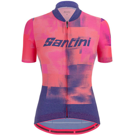 Santini Forza Indoor Jersey Womens Orange Purple