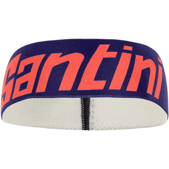 Santini Forza Indoor Training Headband Orange Purple