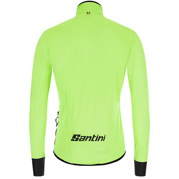 Santini Guard Nimbus Rain Jacket Fluro Green