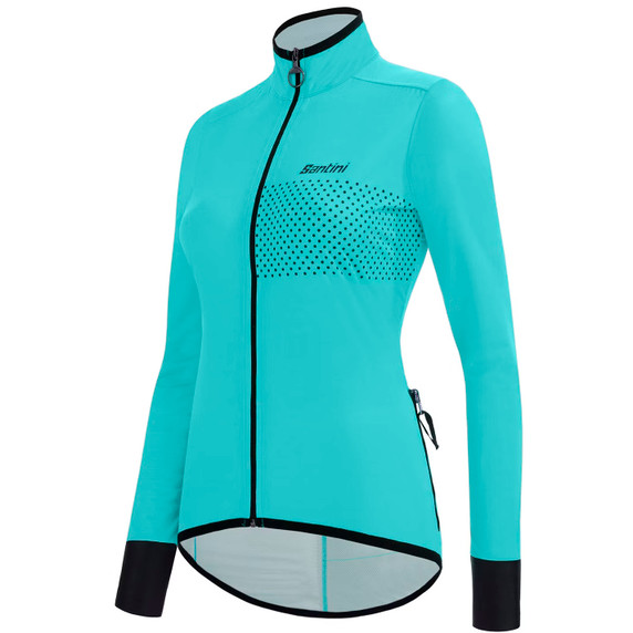 Santini Guard Nimbus Rain Jacket Womens Aqua