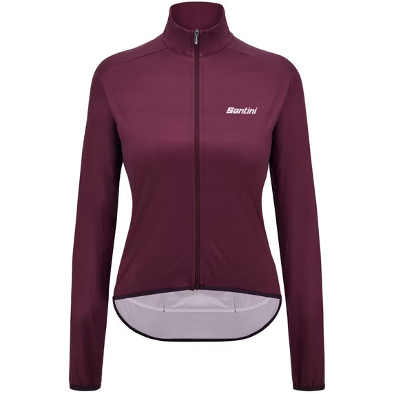 Santini Nebula Windbreaker Jacket Womens Maroon