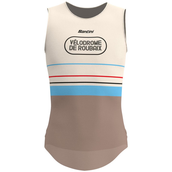 Santini Paris Roubaix 2024 Baselayer White