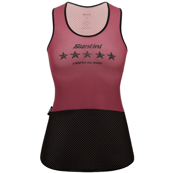 Buy Santini Paris Roubaix Baselayer Womens Maroon Pushys Online Bikebug Shop