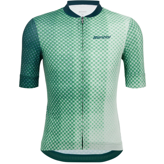 Buy Cycling Santini Paws Forma Jersey Green Pushys Online Bikebug shop