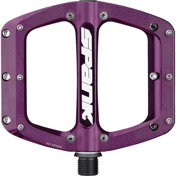 Spank Spoon Flat Pedals 100 Medium Purple