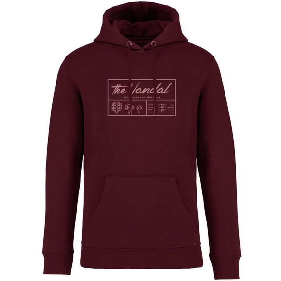 The Vandal Pedals Hoodie Dark Red