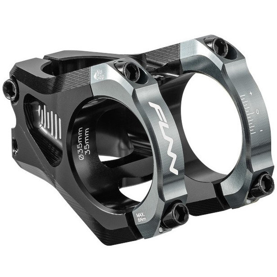 Funn Equalizer Zero  0mm Rise 35mm 35 Clamp Stem Grey