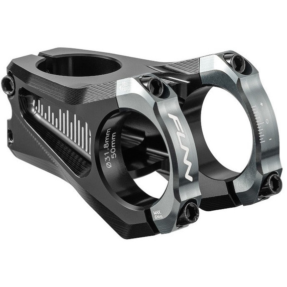 Funn Equalizer Zero  0mm Rise 50mm 31.8 Clamp Stem Grey