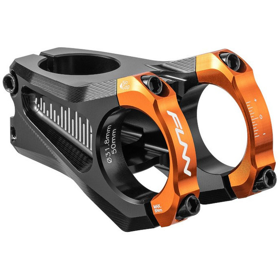 Funn Equalizer Zero  0mm Rise 50mm 31.8 Clamp Stem Orange