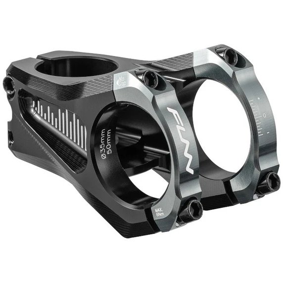 Funn Equalizer Zero  0mm Rise 50mm 35 Clamp Stem Grey