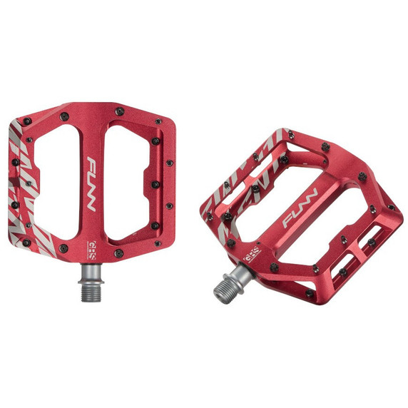 Funn Funndamental V2 Flat Pedal Red