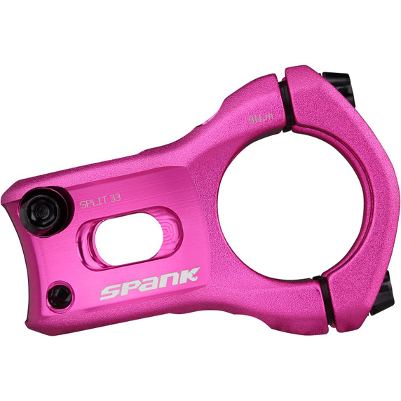 Spank Split Stem 33mm Pink