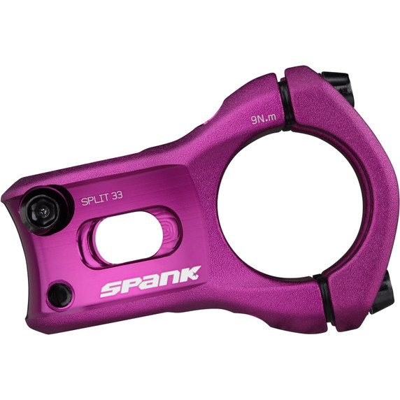 Spank Split Stem 33mm Purple