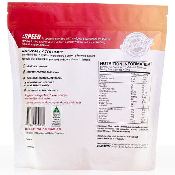 Infinit Nutrition Speed Watermelon Bag 1.33kg