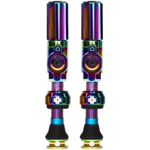 Muc-Off Tubeless Valves Big Bore Hybrid Medium Iridescent
