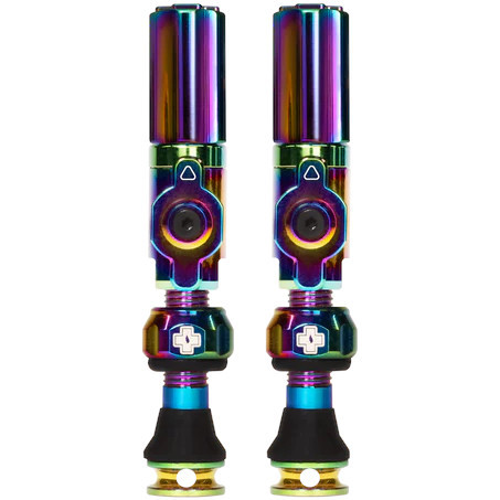 Muc-Off Tubeless Valves Big Bore Hybrid Small Iridescent