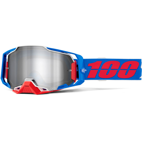 100% Armega Goggles Ironclad Mirror Silver