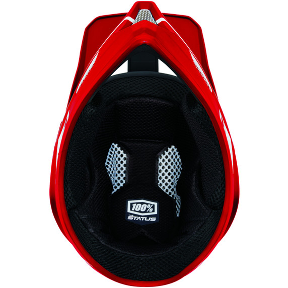 100% Status Full Face Helmet Dreamflow Red