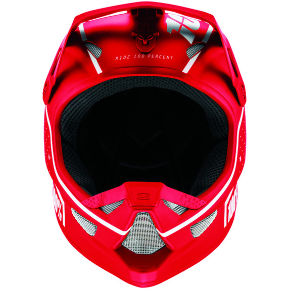 100% Status Full Face Helmet Dreamflow Red