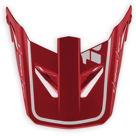 100% Status Replacement Visor Dreamflow Red